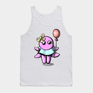 Happy Octopus with Balloon Tank Top